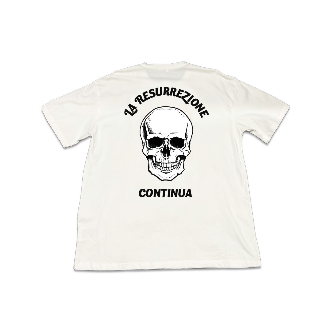 POPS Skeleton White T-Shirt